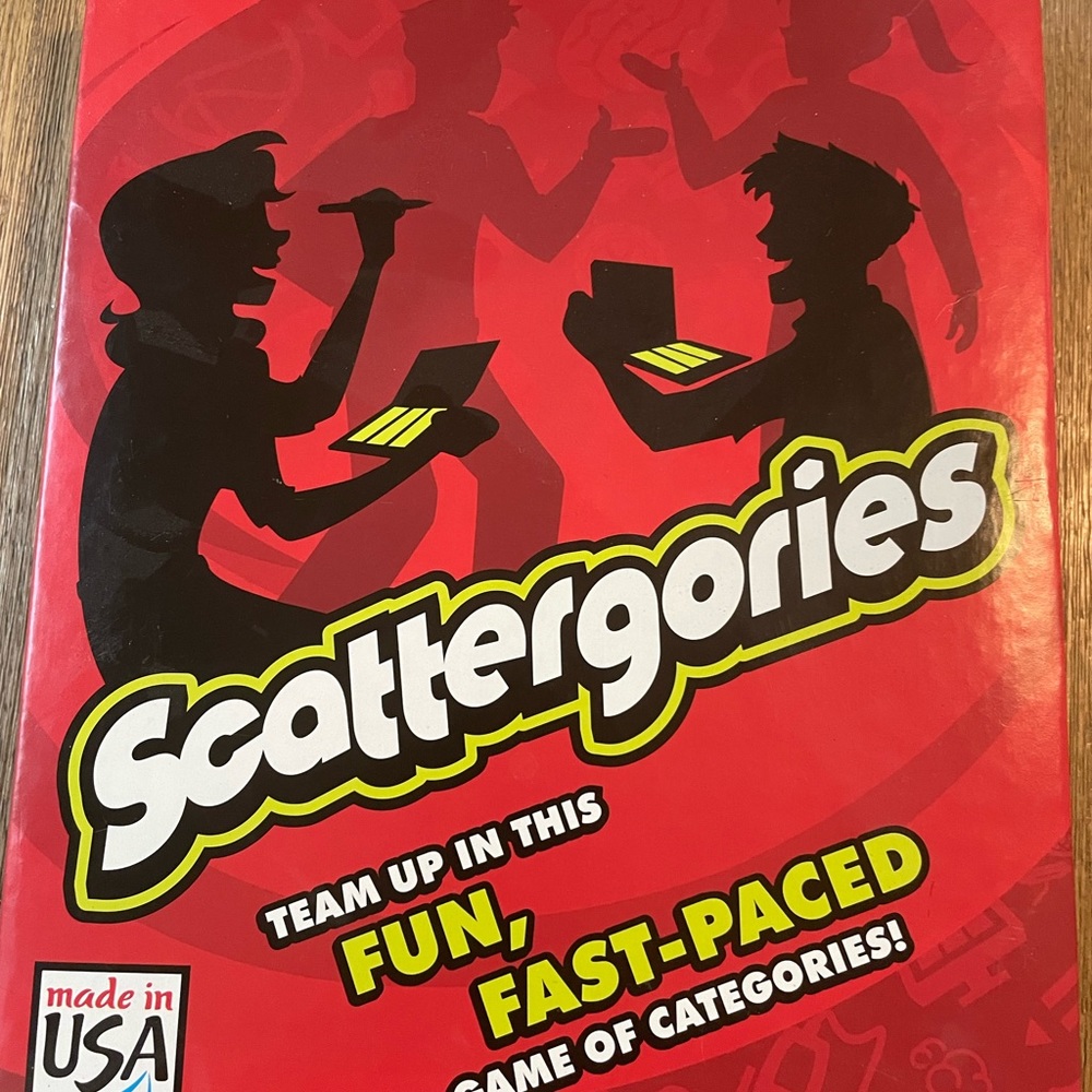 Scattergories Game